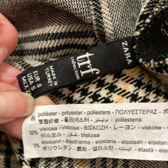Zara Trafaluc Plaid Short Sleeve Dress​​​​​​ - Picture 14 of 14